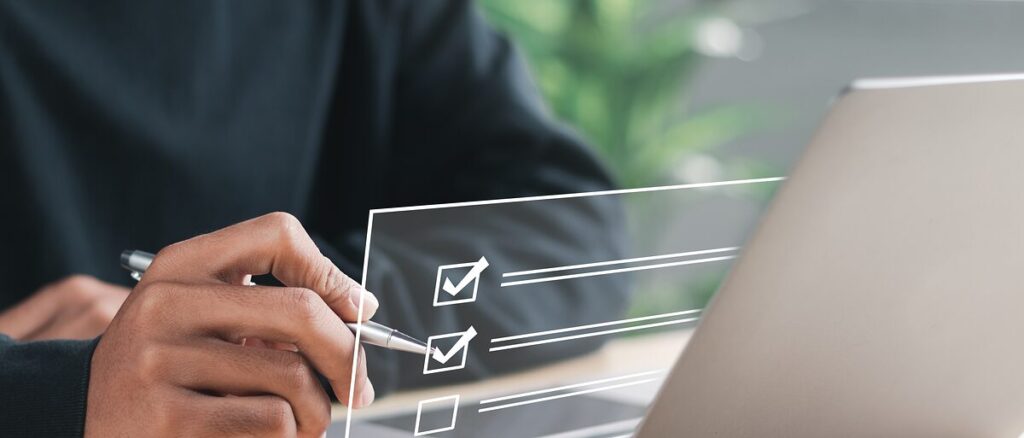 Checkliste Transparent