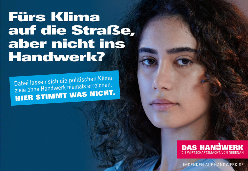 Hier stimmt was nicht - Fürs Klima auf die Straße, aber nicht ins Handwerk