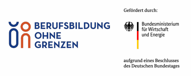 Berufsbildung ohne Grenzen und BMWK Logo