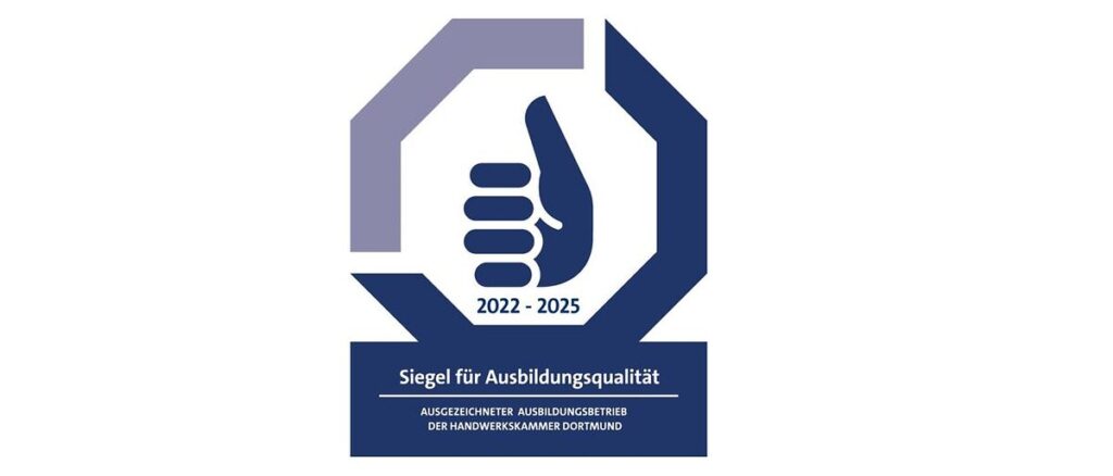 Siegel für Ausbildungsqualität 2022-2025