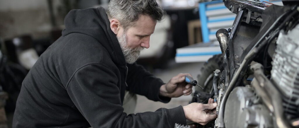 Zweirad Motorrad Mechanik Reparatur Instandhaltung Wartung
