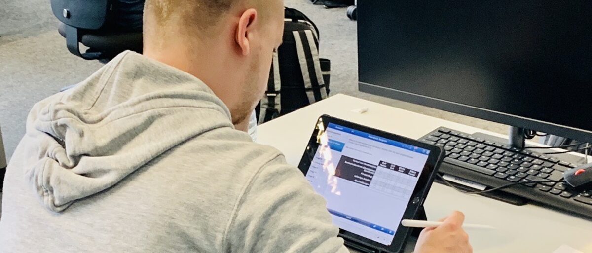 Digitales Prüfen am Tablet
