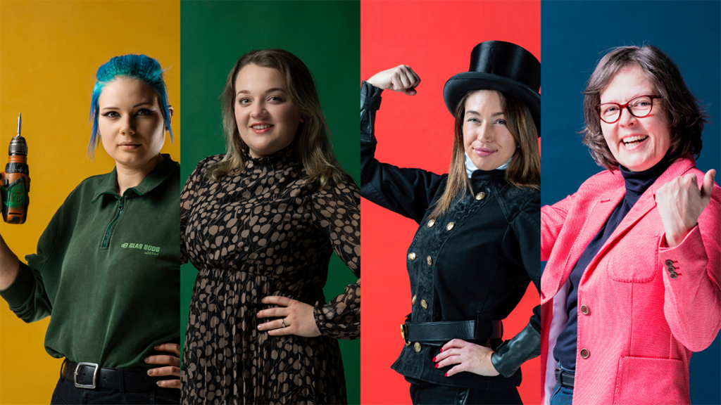 Vier Starke Frauen im Handwerk.