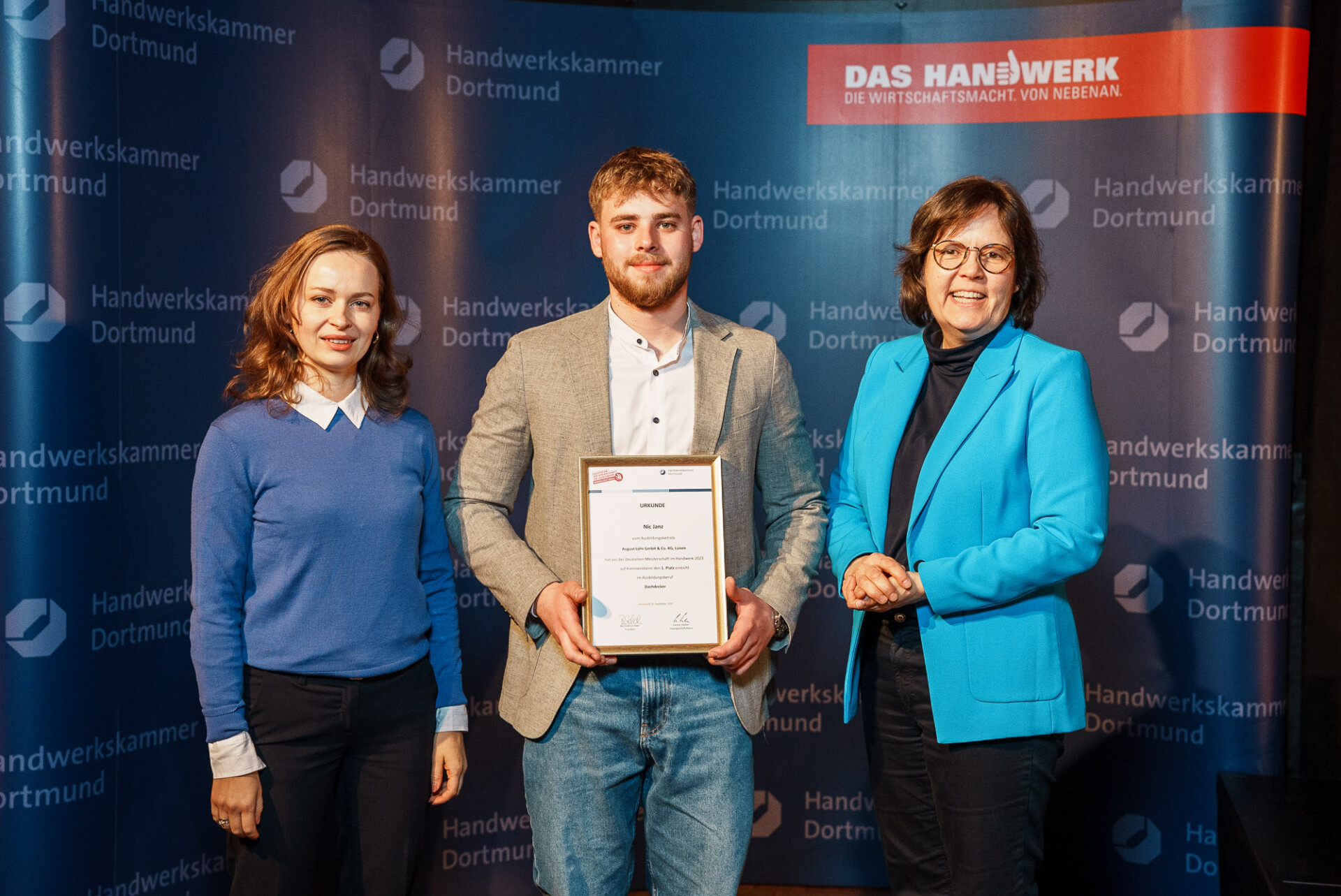 Siegerfeier Deutsche Meisterschaft im Handwerk