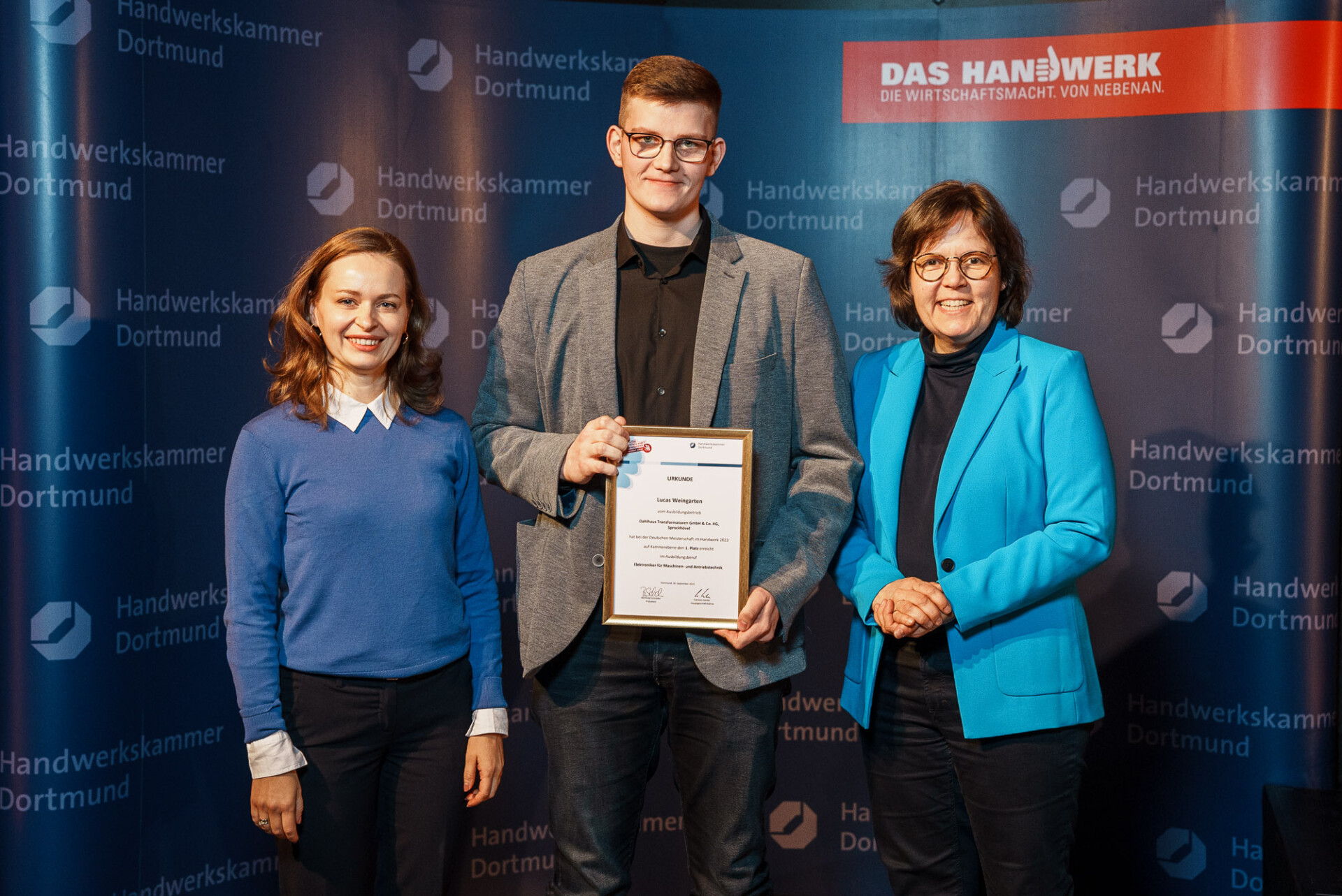 Siegerfeier Deutsche Meisterschaft im Handwerk