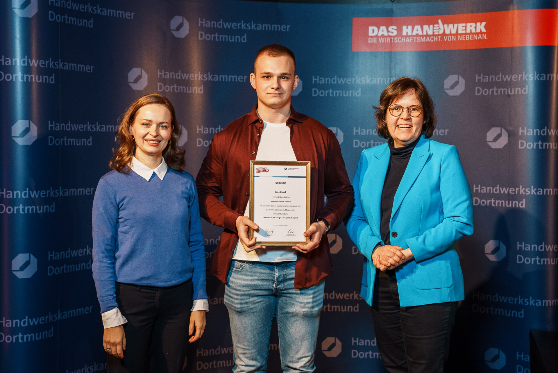 Siegerfeier Deutsche Meisterschaft im Handwerk