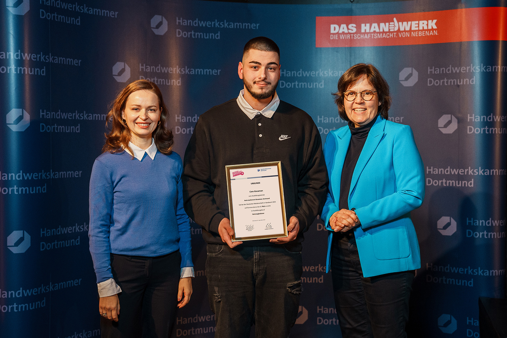 Siegerfeier Deutsche Meisterschaft im Handwerk