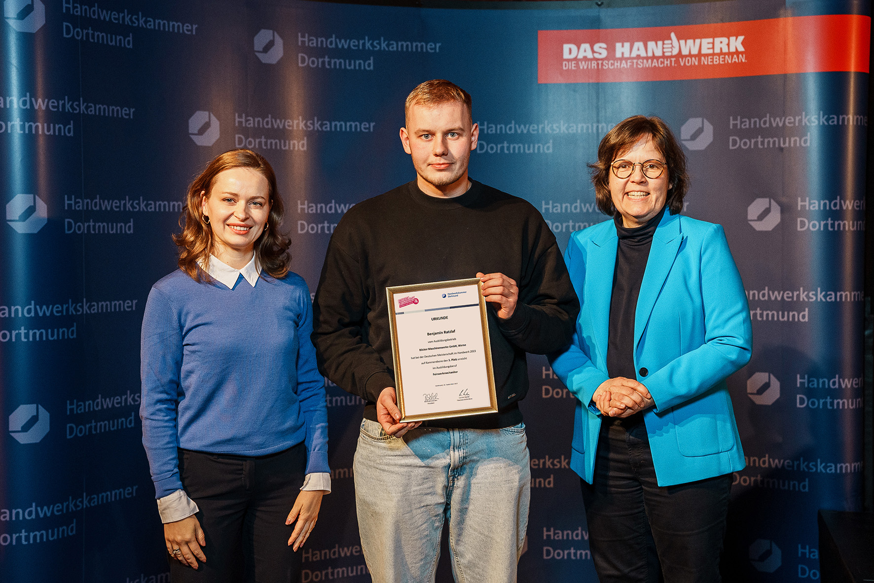 Siegerfeier Deutsche Meisterschaft im Handwerk