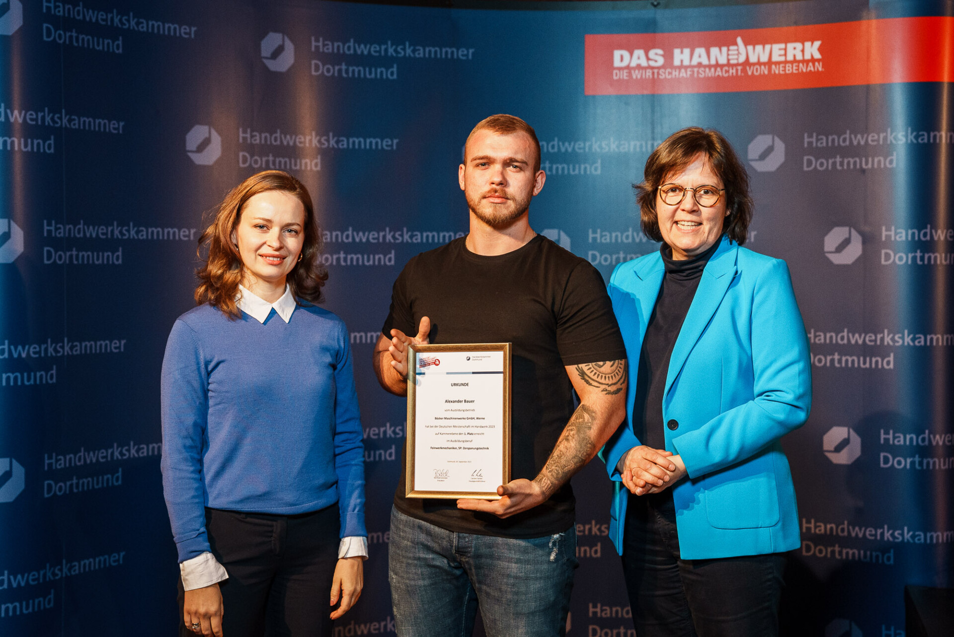 Siegerfeier Deutsche Meisterschaft im Handwerk