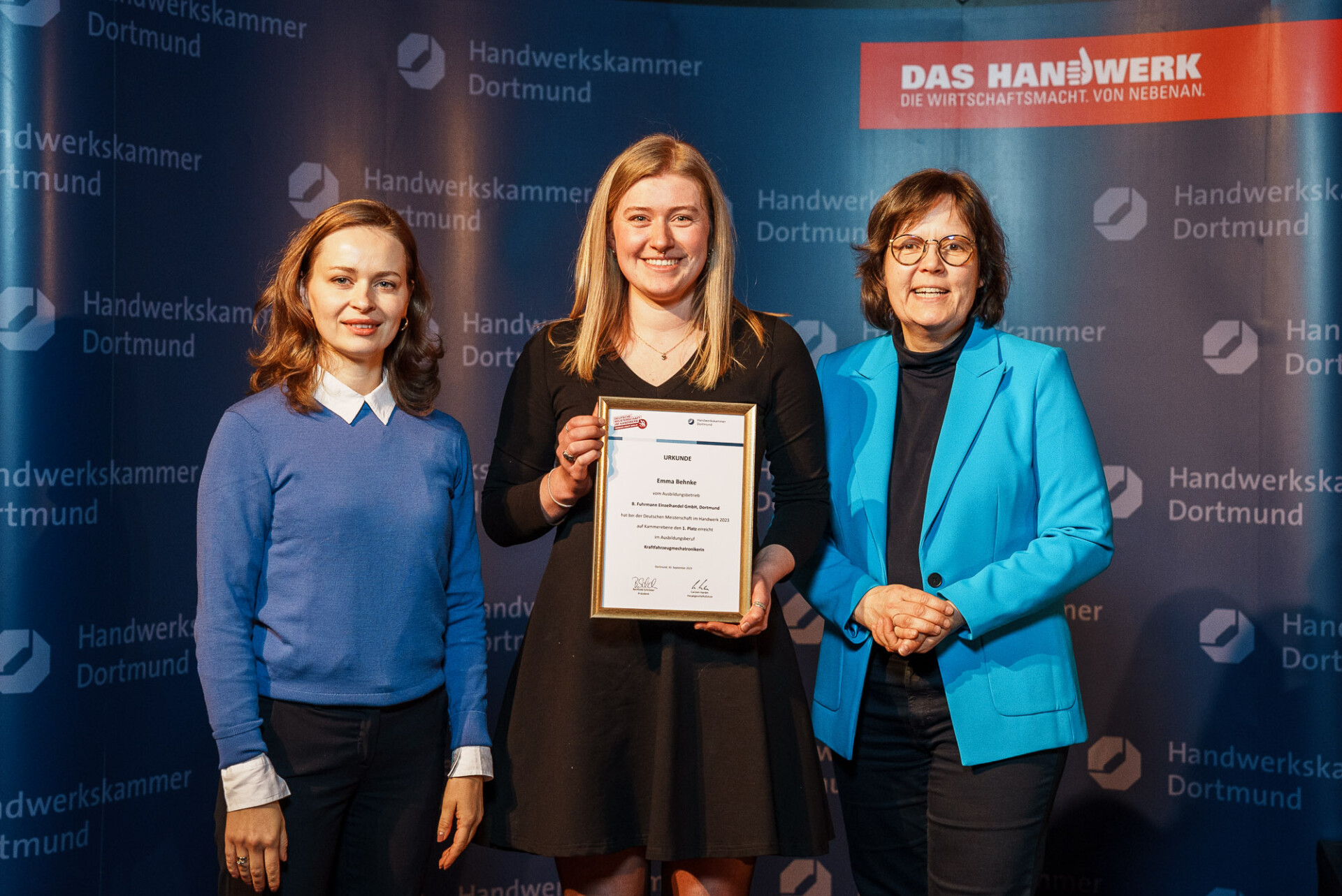 Siegerfeier Deutsche Meisterschaft im Handwerk