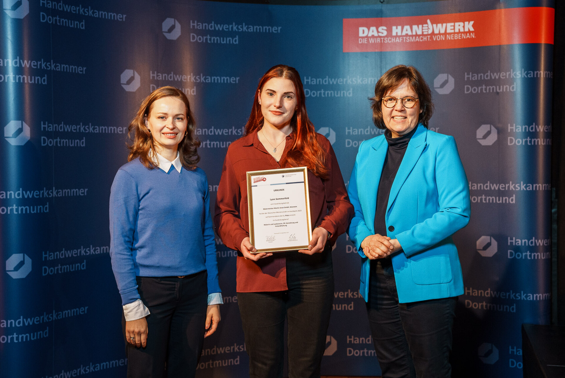 Siegerfeier Deutsche Meisterschaft im Handwerk