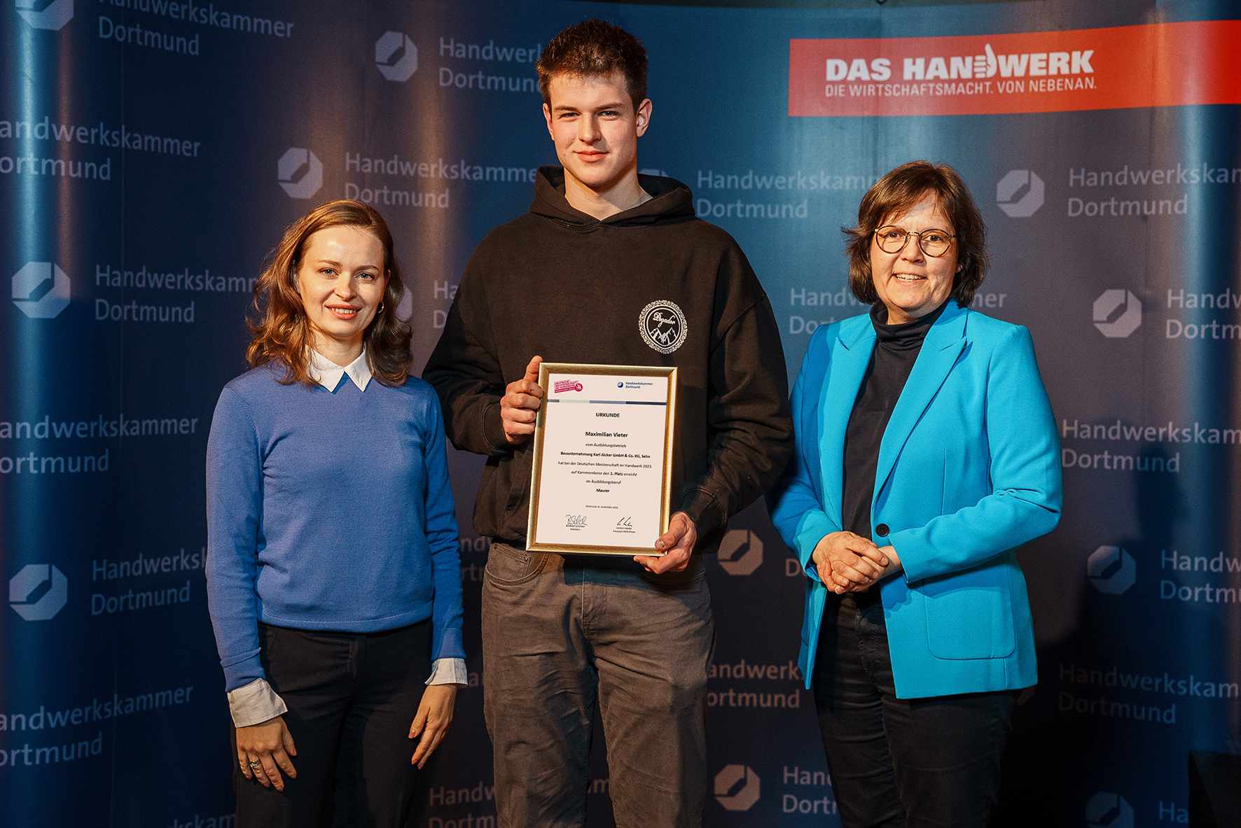 Siegerfeier Deutsche Meisterschaft im Handwerk