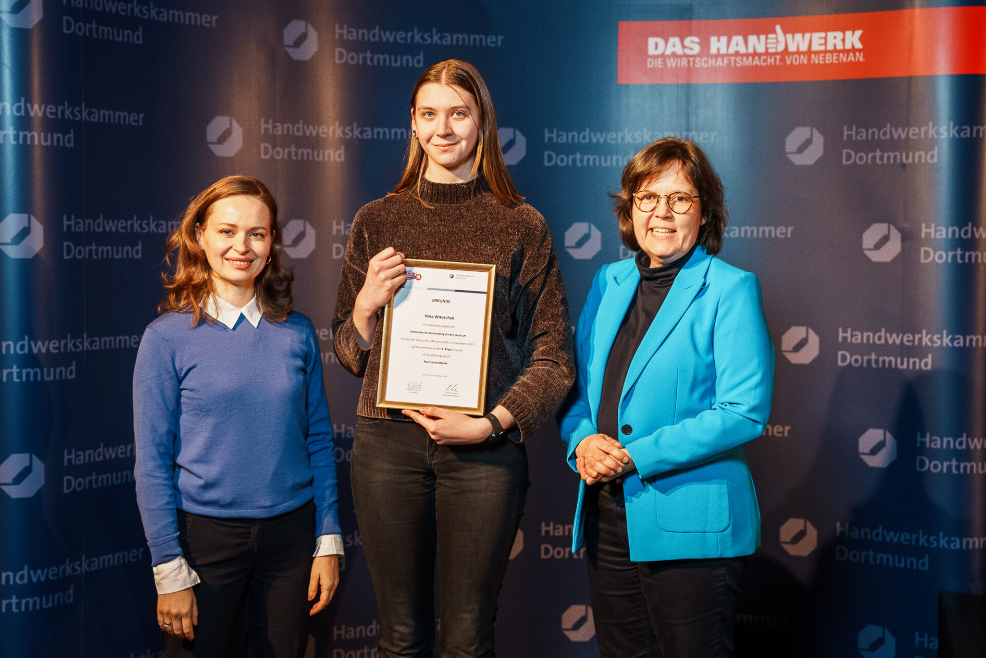 Siegerfeier Deutsche Meisterschaft im Handwerk