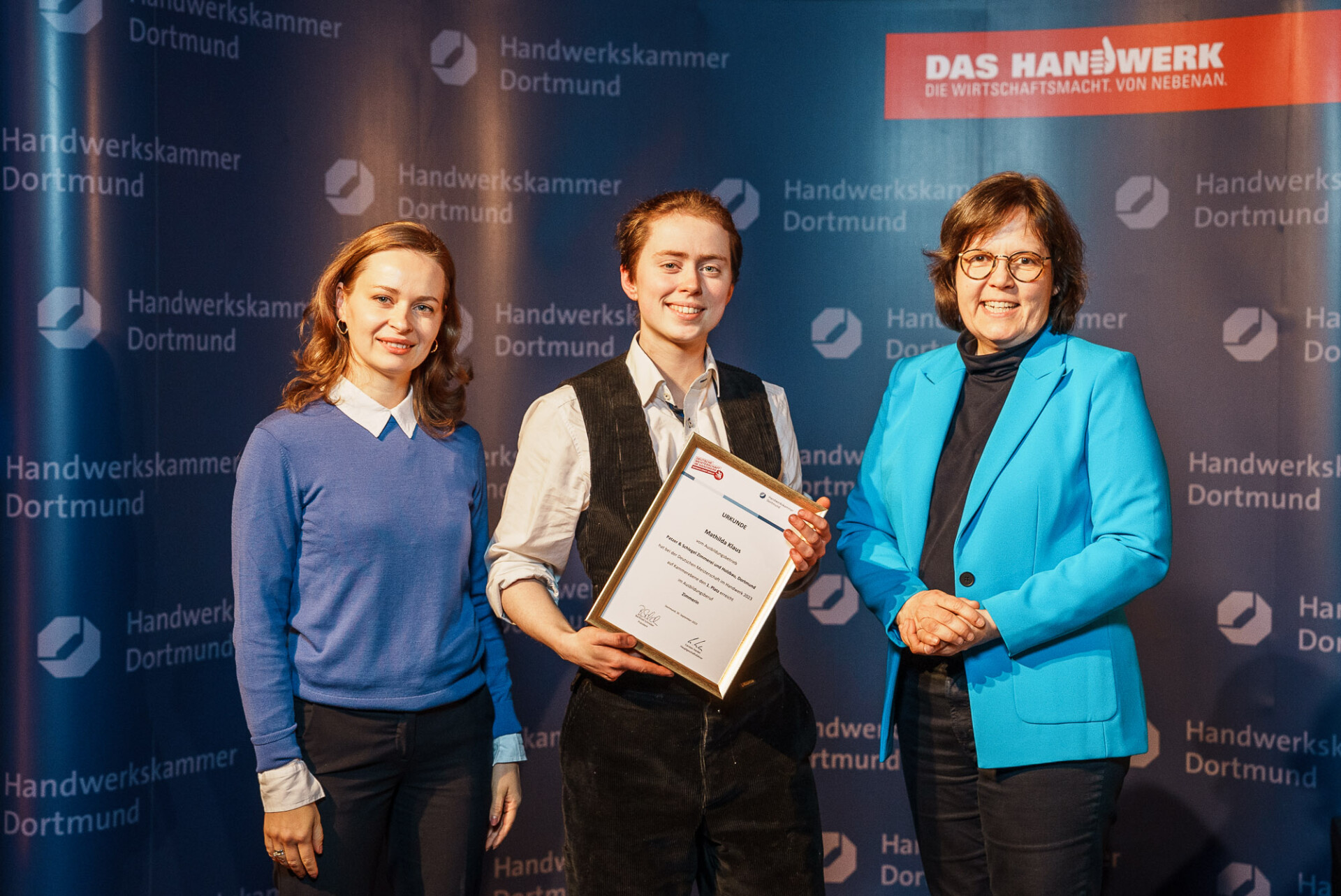 Siegerfeier Deutsche Meisterschaft im Handwerk