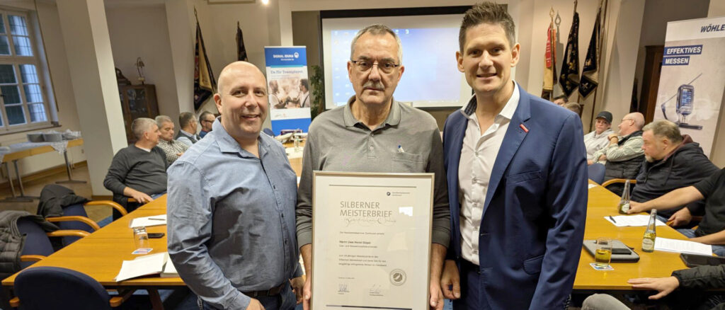 Silberner Meisterbief Uwe Horst Göpel